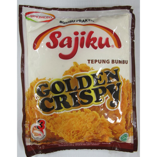 hypermart sajiku tepung bumbu golden crispy 200 gr hypermart sajiku tepung bumbu golden crispy 200 gr