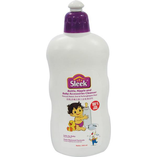 Hypermart :: SLEEK BABY BOTTLE NIPPLE CLEANSER 500 ML