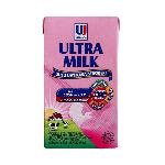 Promo Harga Ultra Milk Susu UHT Stroberi 125 ml - Hypermart