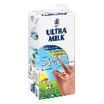 Promo Harga Ultra Milk Susu UHT Low Fat Coklat 1000 ml - Hypermart