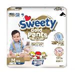 Promo Harga Sweety Gold Pants M60 60 pcs - Hypermart