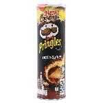 Promo Harga Pringles Potato Crisps Hot & Spicy 107 gr - Hypermart