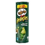 Promo Harga Pringles Potato Crisps Salt & Seaweed 107 gr - Hypermart