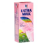 Promo Harga Ultra Milk Susu UHT Stroberi 250 ml - Hypermart