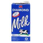 Promo Harga Diamond Milk UHT Full Cream 1000 ml - Hypermart