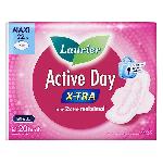 Promo Harga Laurier Active Day X-TRA Wing 22cm 20 pcs - Hypermart