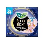 Promo Harga Laurier Relax Night 30cm 8 pcs - Hypermart