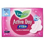 Promo Harga Laurier Active Day X-TRA Wing 22cm 10 pcs - Hypermart